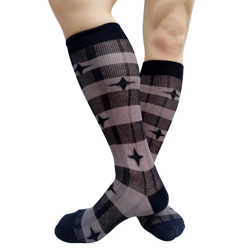 Softy Men Business Socks Formal Dress Suit Long Tube Socks Sexy Stocking Lingerie Breathable Fashion Funny Male Hose