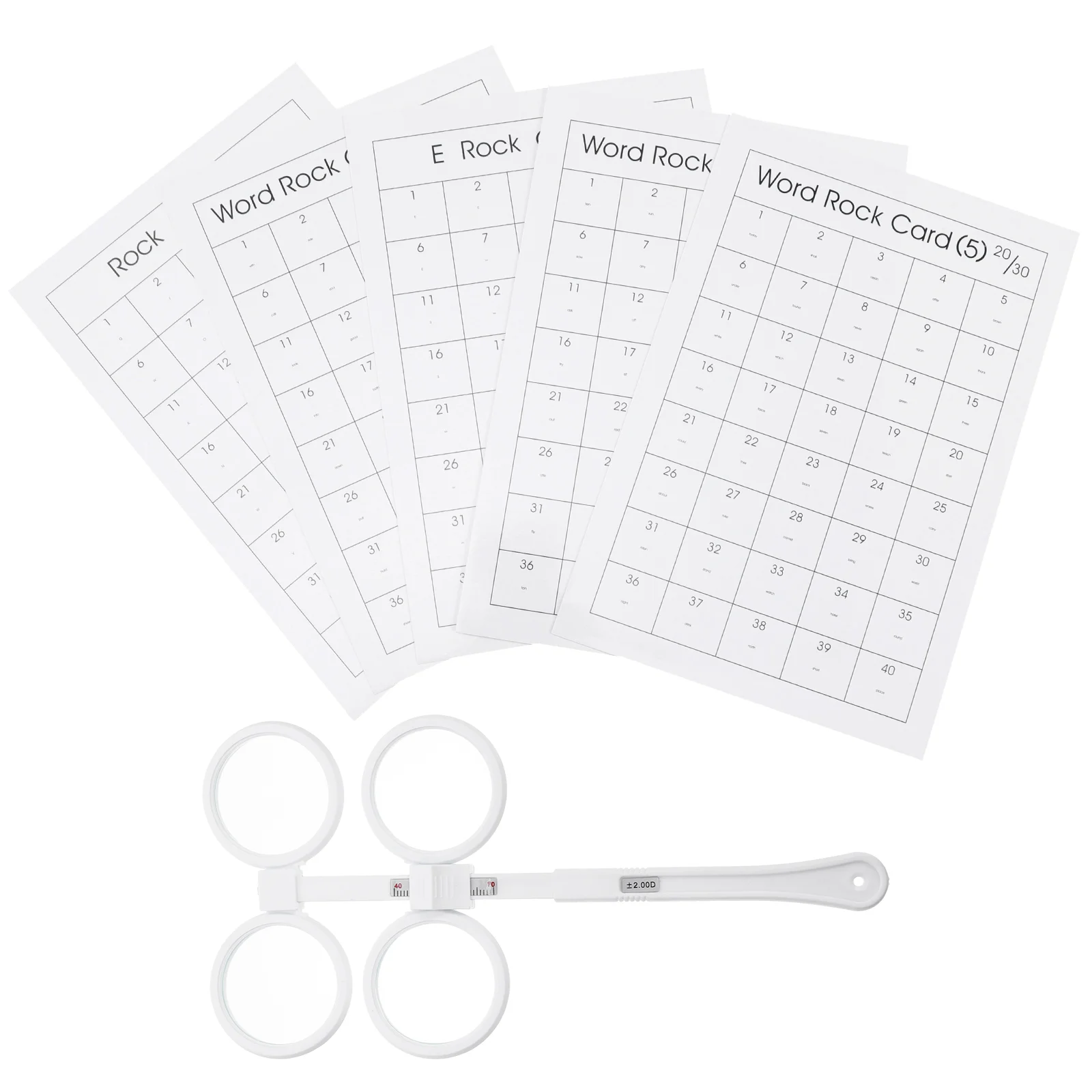 Training Optical Flips Lens Pupillary Distance Ruler Optometry Flipper Plastic Ophthalmic Amblyopia Test