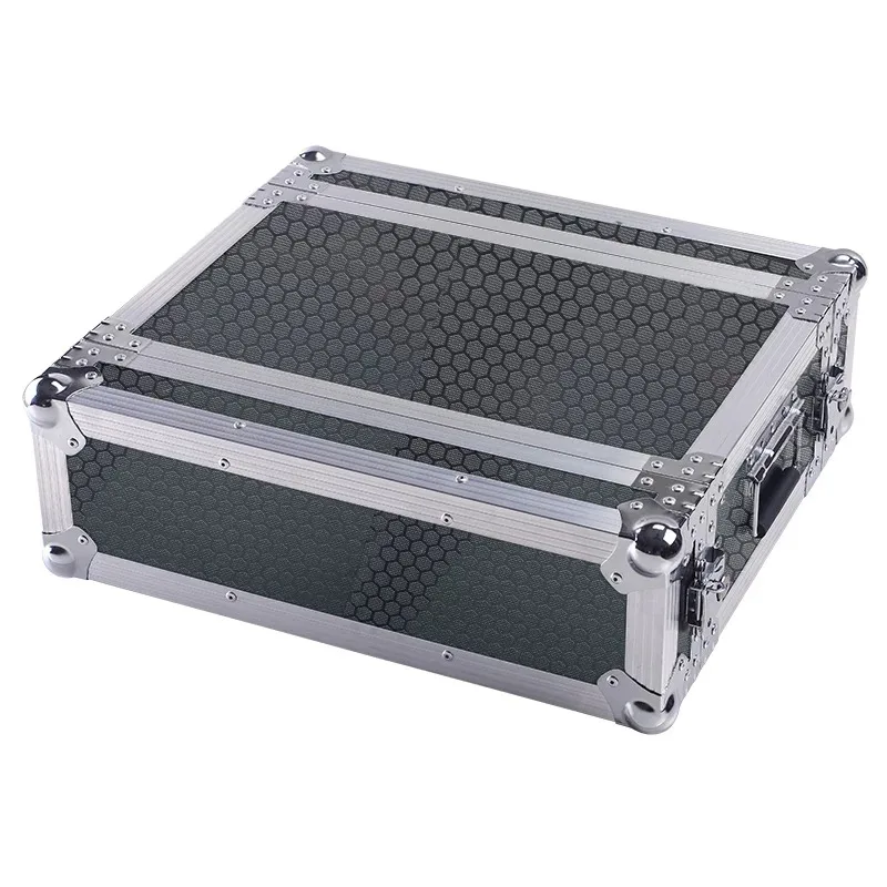 2U Aluminum Alloy Rack Mount Chassis for Air Effect Device Peripheral Storage Stage DJ
