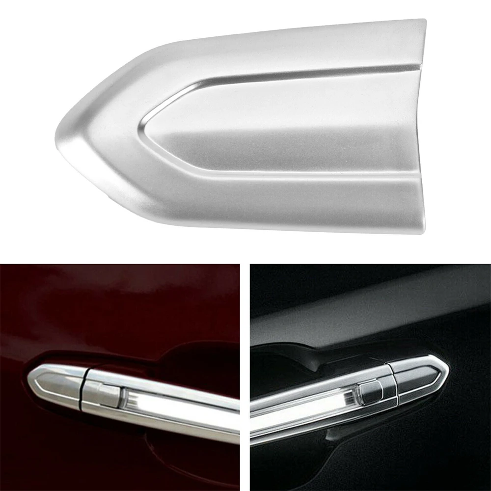 Car Outside Accessories Door Lock Cylinder Chrome Cover Trim Cap Outer Door Handle Cover For Cadillac ATS XTS CTS CT6  13522324