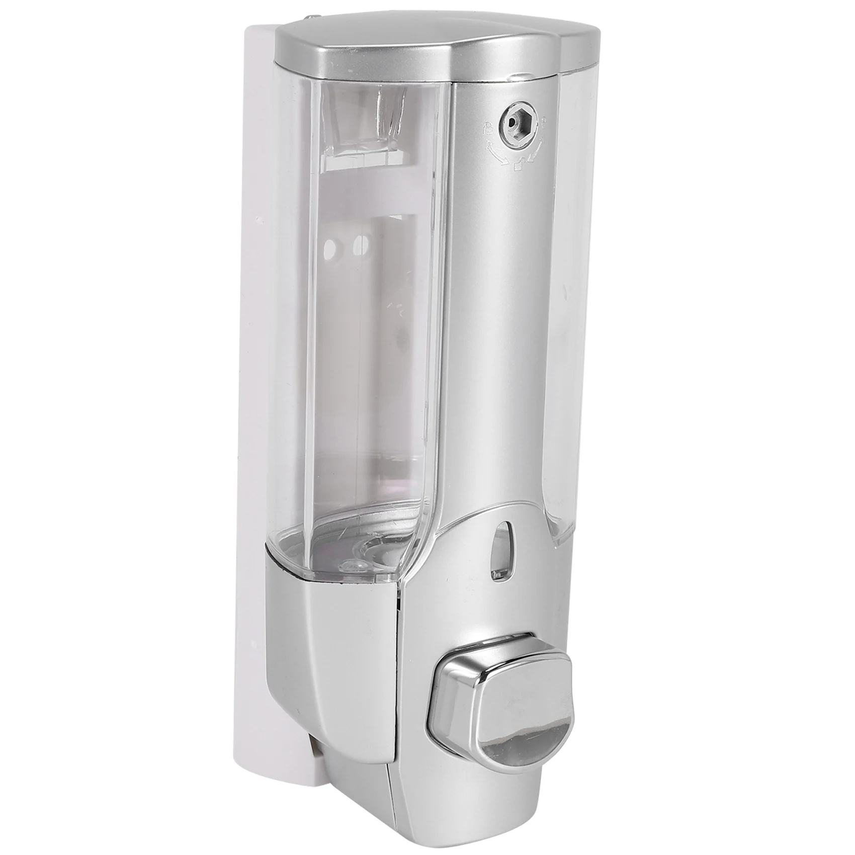 Dispenser sabun, Dispenser Tangan terpasang di dinding, Dispenser Gel tangan Manual 350Ml, Gel Mandi, Dispenser sampo untuk dapur