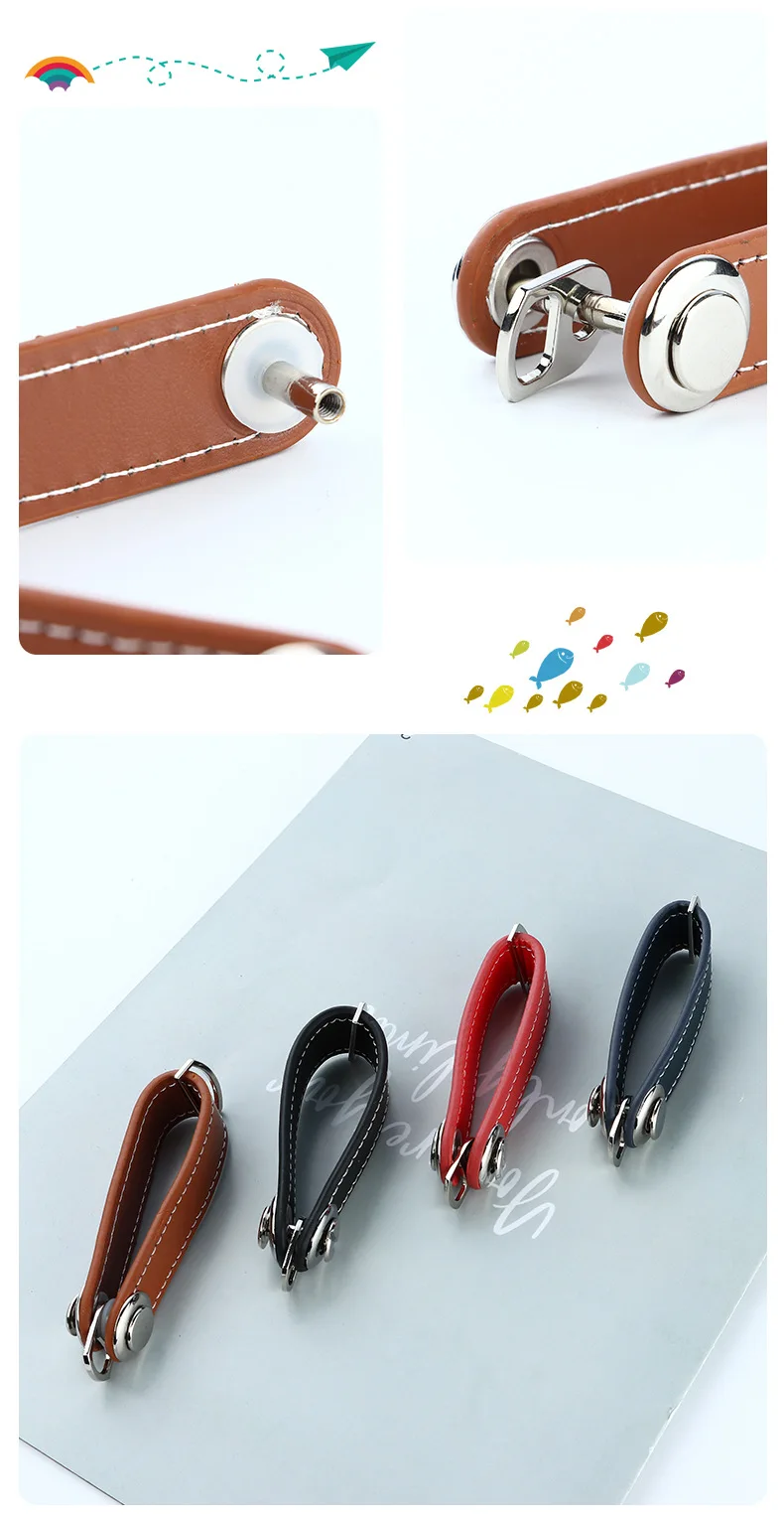 Creative Simple Key Organizer สังกะสีอัลลอยด์หนัง Key ตกแต่งจี้ของขวัญ Organizer กระเป๋าสตางค์กระเป๋ากระเป๋าผู้ชายผู้หญิง