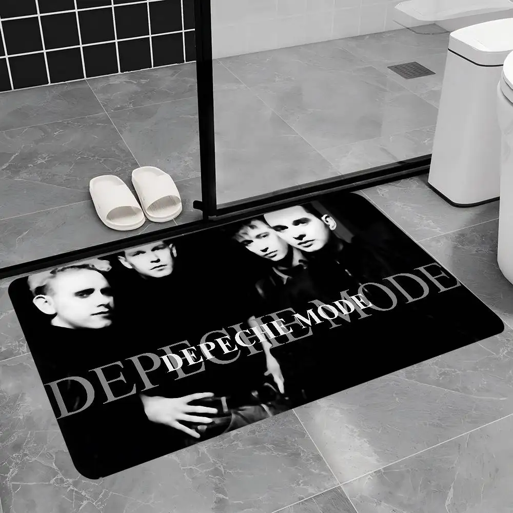 D-Depeche M-Mode Kitchen Mat Kids Room Bedroom Decoration Balcony Anti-Slip Doormat Living Room Alfombra