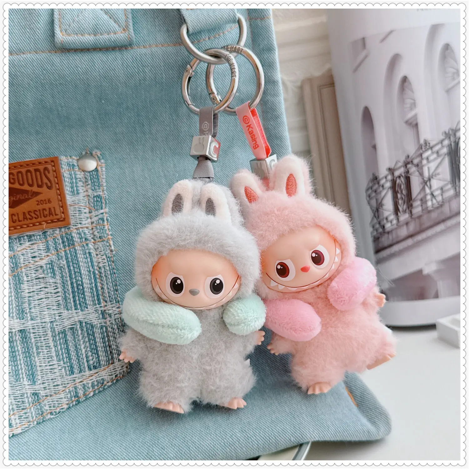 

Clothes Accessories For 4th Gen LABUBU 4.0 Pin For Love Series New Mini Creative Plush U-Shaped Pillow With Multi-Color Options