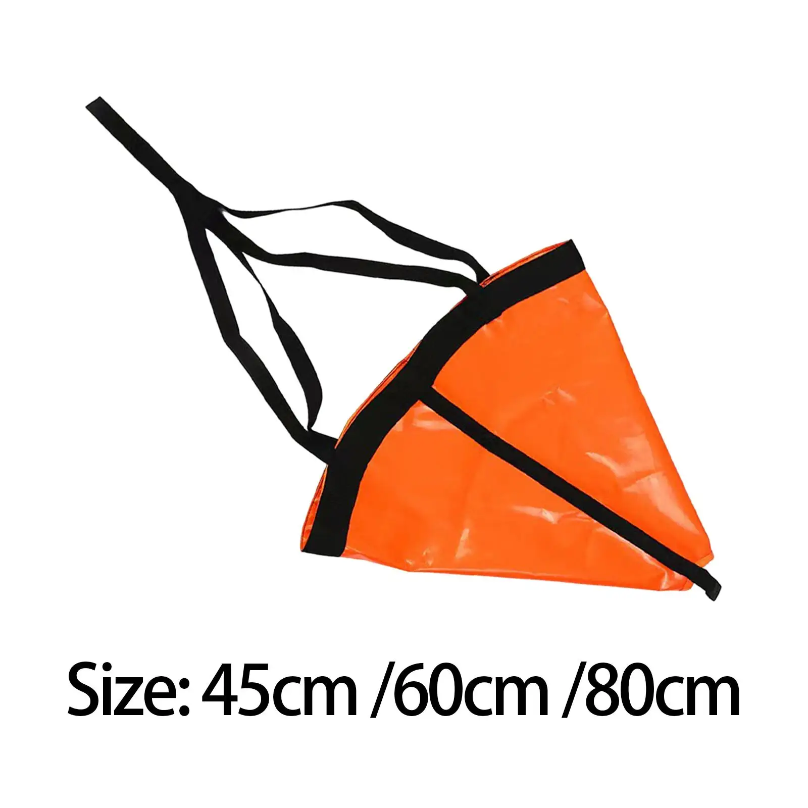 Sea Drogue Anchor Rowing Sock Buoy Sock Boat Bag Compact Tow Rope Boat Anchor for Power Boat Fishing Lake Yacht Pontoon