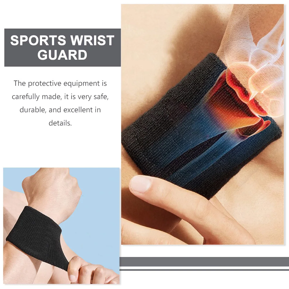

6pcs Wrist Support Brace Elastic Breathable Wristbands For Sports Fitness Yoga Workout Recovery Wrist Wrap Brace