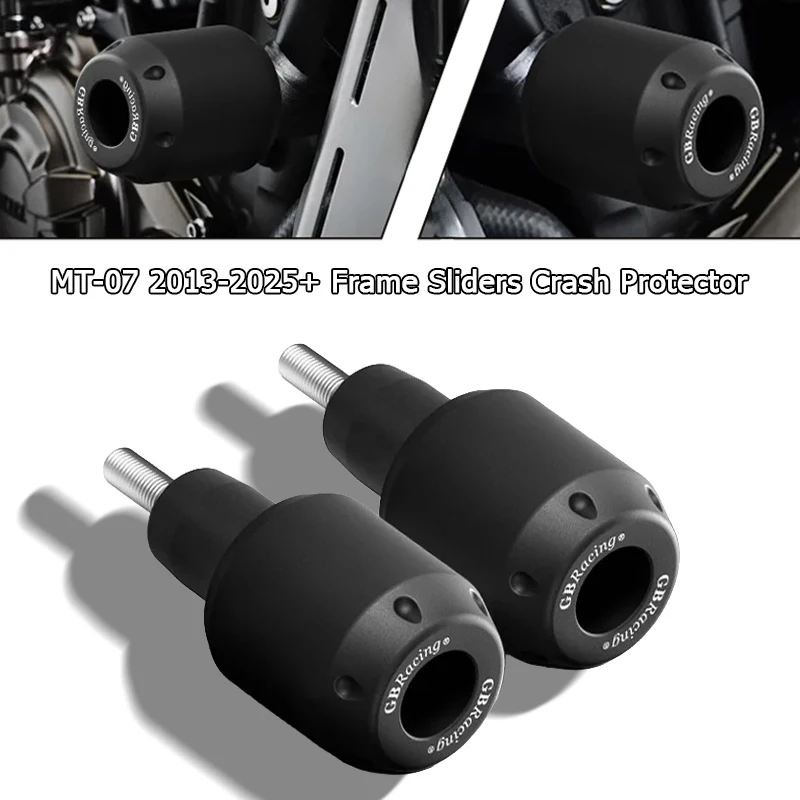 

NEW MT07 2013 To 2025+ Frame Slider Crash Protector FZ-07 2013-2022 V2 Frame Sliders XSR700 2016-2022 Motorcycle Crash Mushrooms