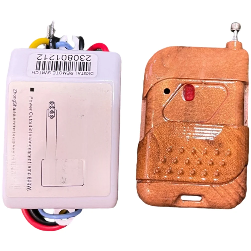 Wireless Remote Control Switch 220V For LED Ceiling Lights RF 360 Degree Wall Penetration Smart Module No Wiring Needed