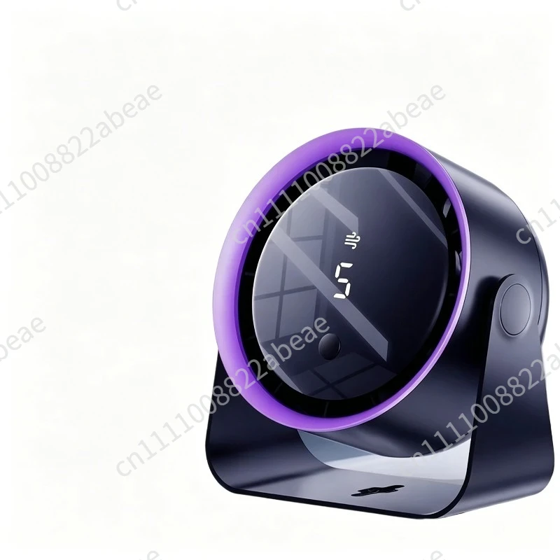 Mini Desktop Fan Silent Cooling Circulating Fan USB Rechargeable Office Desk Dorm Wall Mount Small Air Conditioner Style Turbo