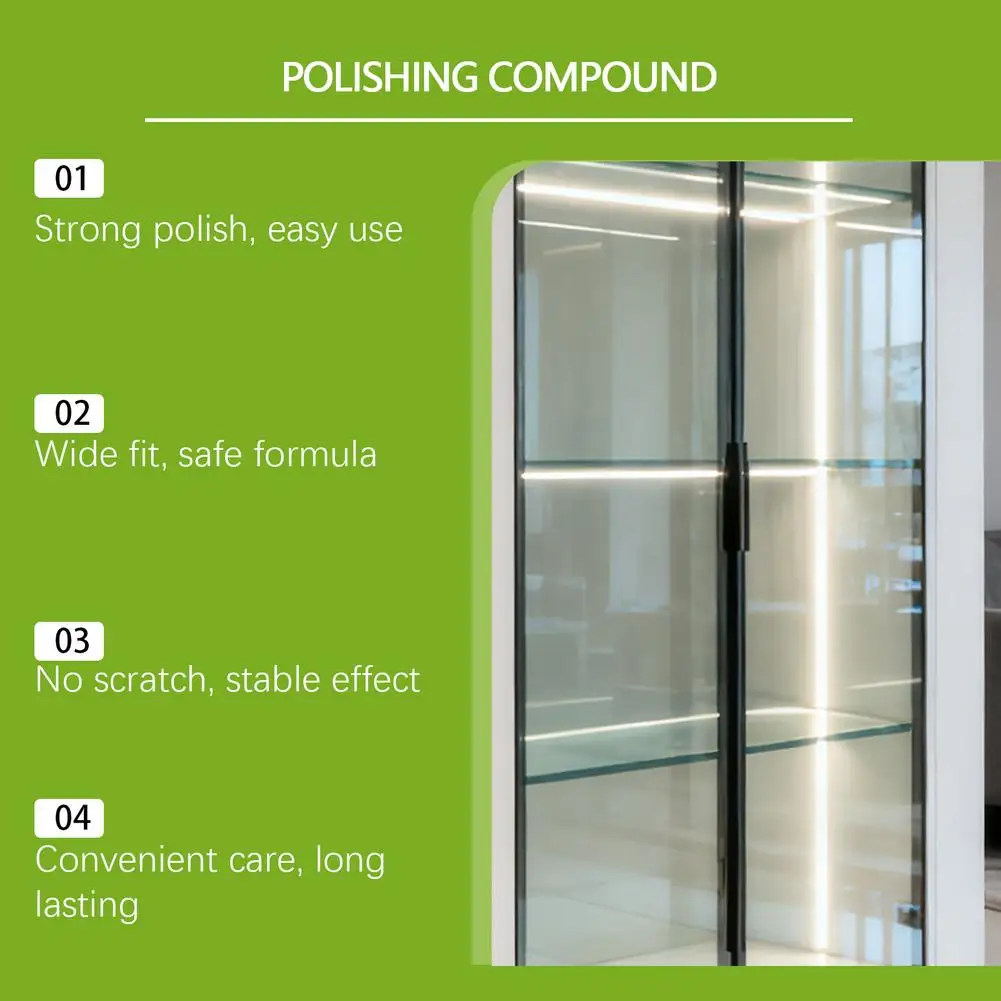 Polishing Compound Paste Metal Polish For Car Scratch Remover Stainless Steel Aluminum Chrome Surface Restore Shine Auto Care view 3