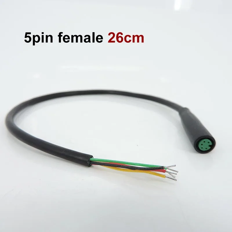 M6 2 3 4 5 Pin Stecker Elektrischer Steckverbinder Männlich Weiblich Roller Bremse Wasserdicht 6mm E-Bike Kabel Stecker Signalsensor Kabel