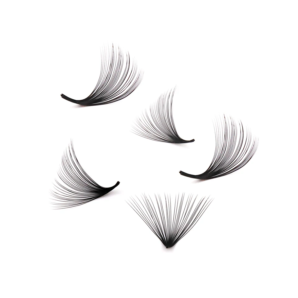 AGUUD 5 Teile/los Lose Fächer Wimpern Dünne Spitze Basis Mittleren Stem Vorgefertigte Fächer Russische Volumen Wimpern Extensions Großhandel 3d/4d/5d – Detail 20