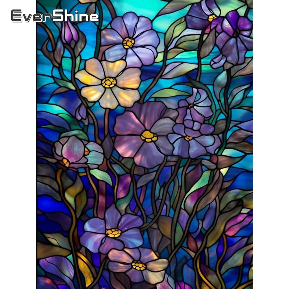 Evershine Vollquadrat Diamant Stickerei Blumenbild von Strass Malerei Kits Pflanzen Mosaik Neue Ankunft Handgemachtes Geschenk