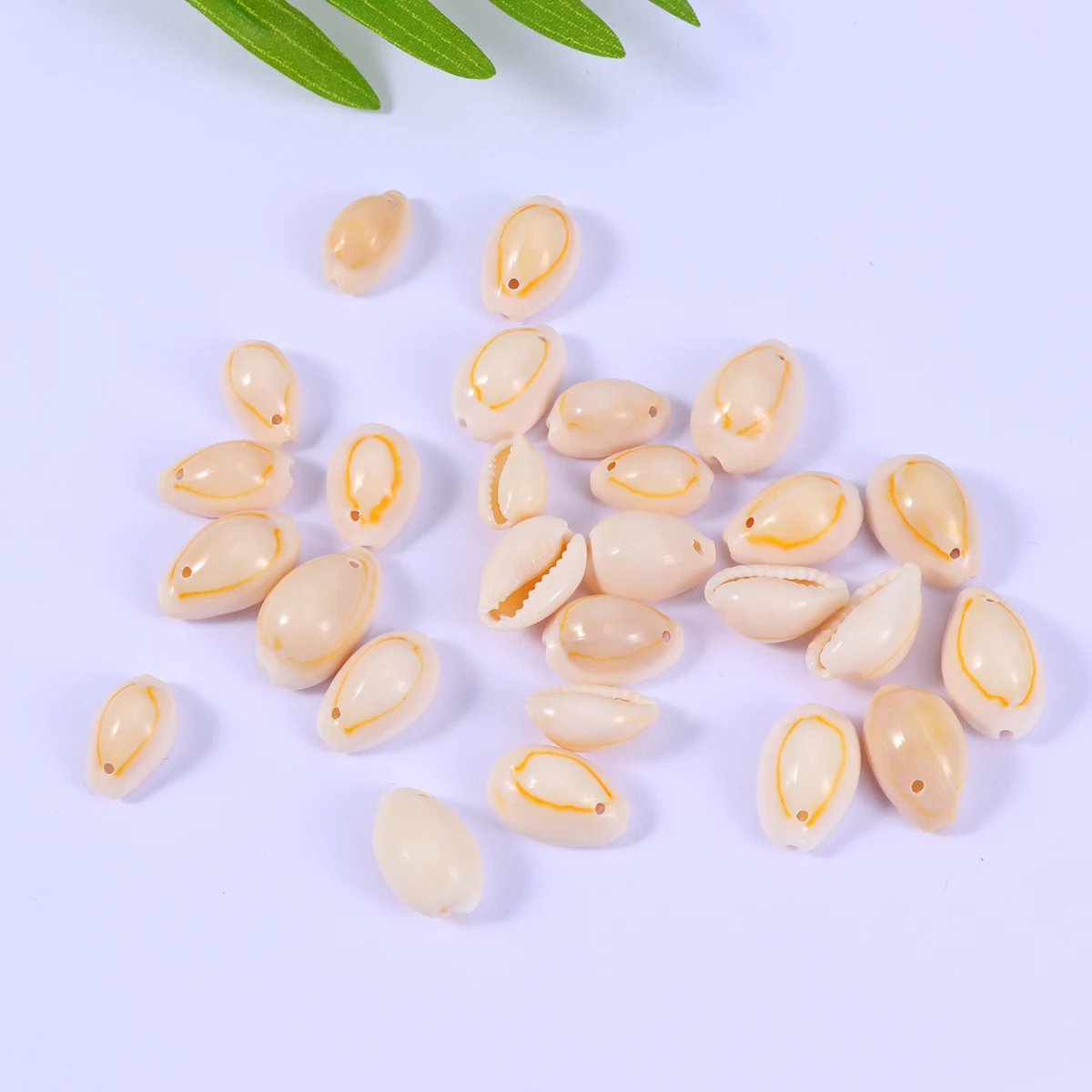 

150 Pcs Punched Conch Accessories Sea Style Decor Hole DIY Shell Accessory Jewelry