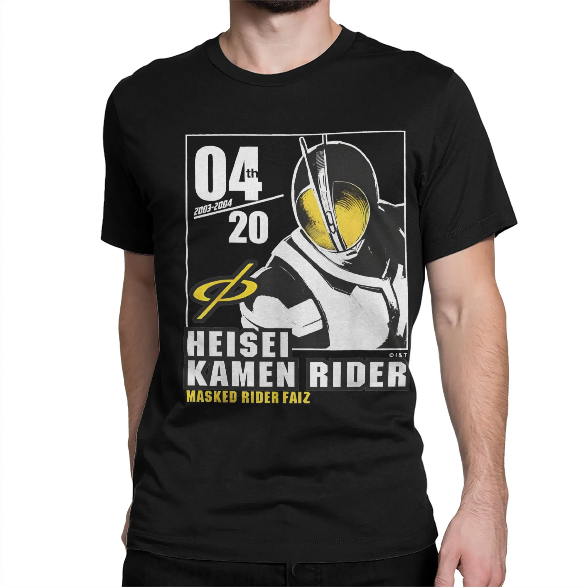 Men Women Kamen Rider Faiz Heisei Rider Anniversary T Shirts  Cotton Clothes Short Sleeve Round Collar Tees 4XL 5XL 6XL T-Shirt