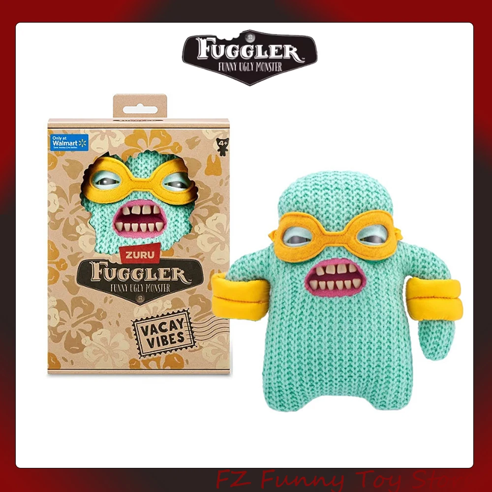 ألعاب قبيحة Fuggler Monsters الأصلية من القطيفة، سراويل مضحكة لحوش الأسنان للعطلات، سراويل داخلية McGoo ‌   هدية دمية محشوة على شكل أرنب سنجاب