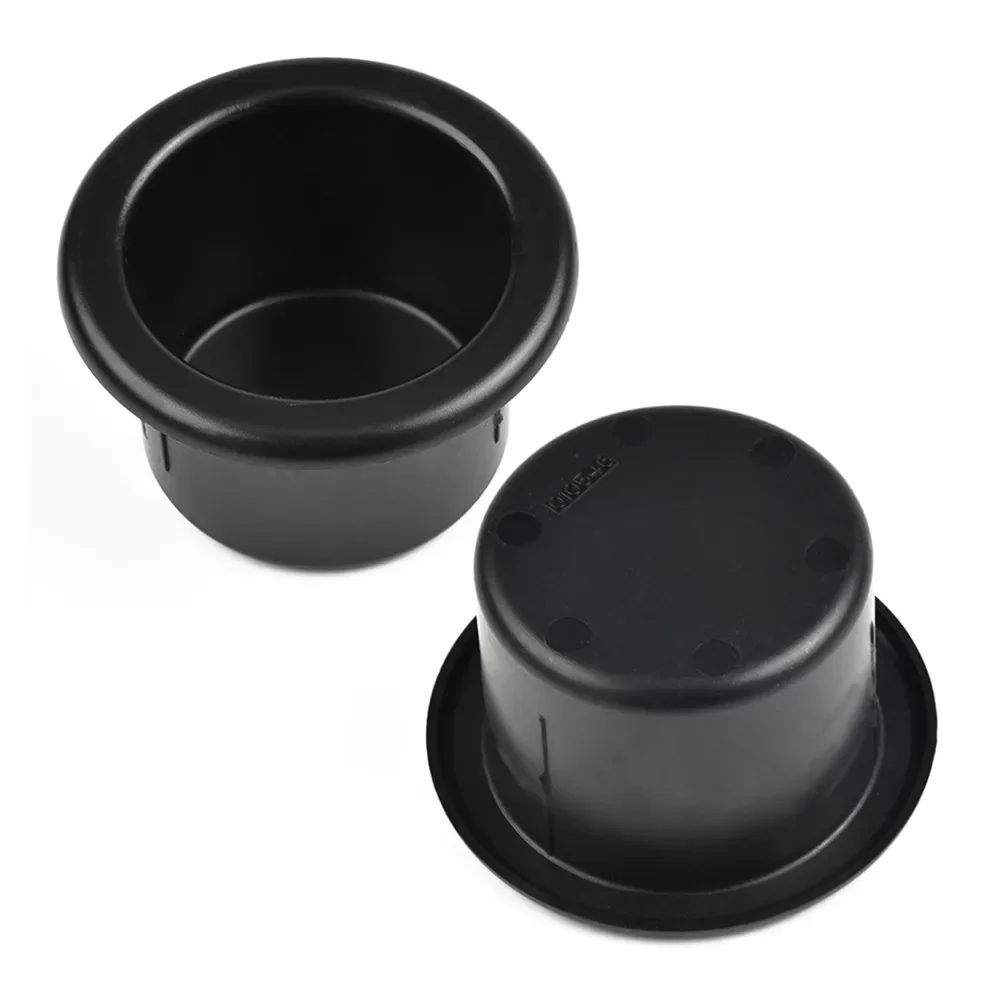 

1pcs Black Plastic Car Interior Beverage Cup Holder Multifunctional For Small Object Racks For RV Camper Trailer Water Cups