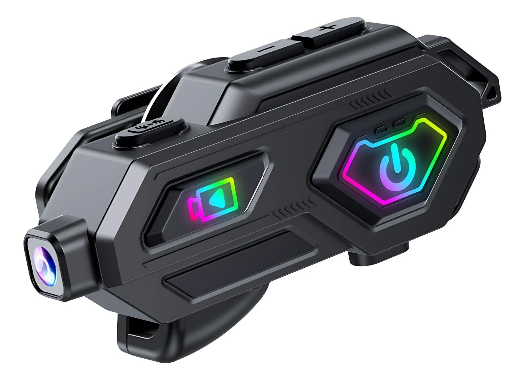 

Bluetooth Helmet Intercom Camera Bluetooth 5.3 Waterproof
