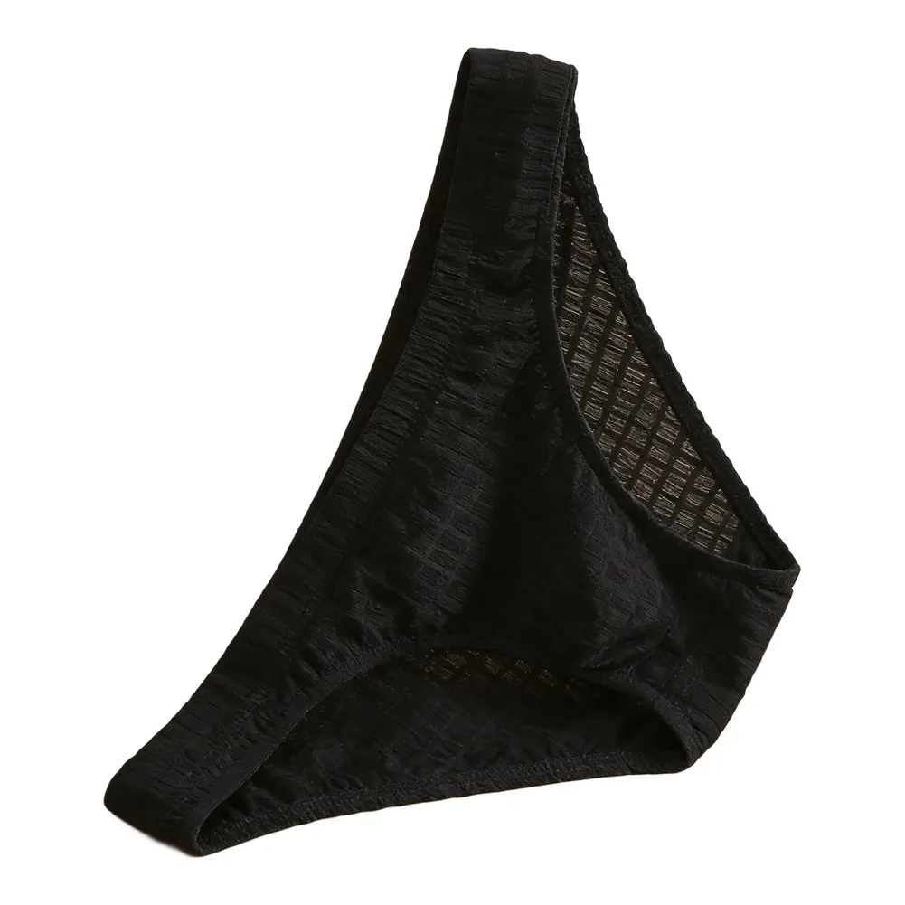 

1 шт. Удобные эластичные мужские трусы-танга из прозрачной сетки, дышащие, с низкой посадкой, модные повседневные