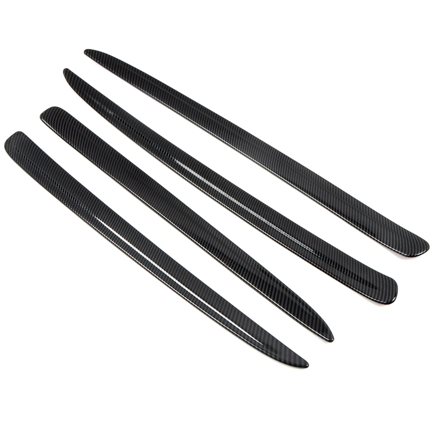 Fit For Dodge Durango 2011-2022 Car Accessories ABS Plastic Carbon Car Door Decor Cover Strips 4pcs LHD! RHD!