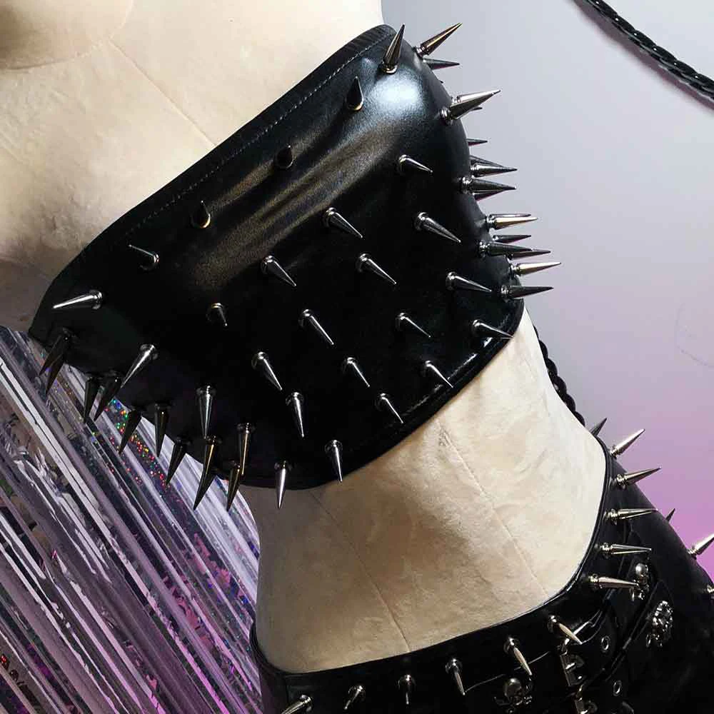 

DIY Emo Hand Made Grunge Y2K Halter Camisole TOPS Kawaii Eco Harajuku Club Wear Goth Punk Rock Gothic E-Girls Studded Rivet