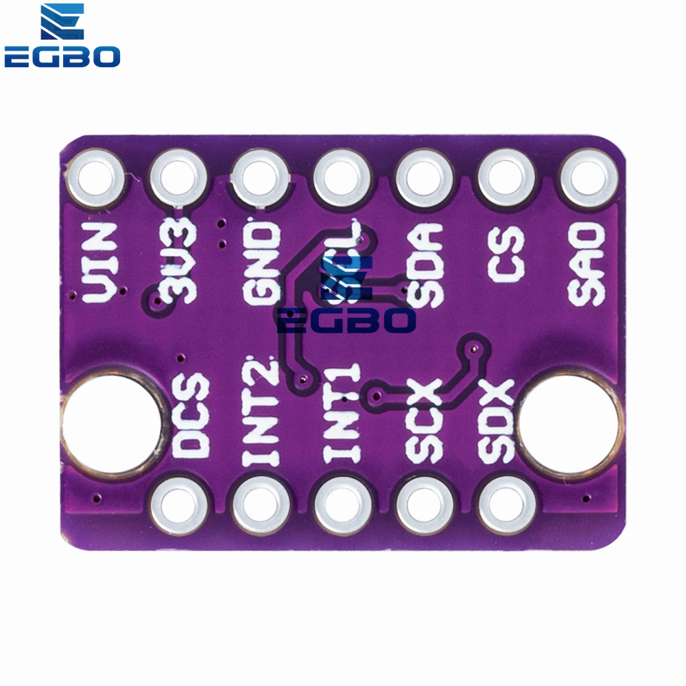 1 ~ 10 قطعة GY-LSM6DS3 مقياس التسارع ووحدة الدوران مع مستشعر درجة الحرارة الرقمي المدمج، يتميز بواجهة SPI وI2C وI2C