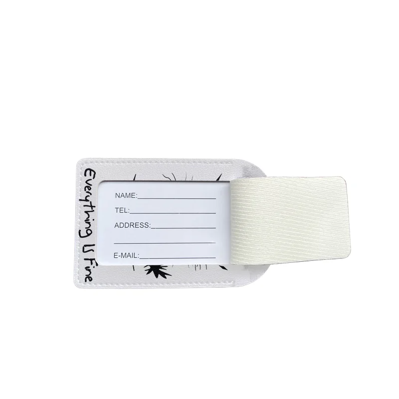 Cute And Elegant Luggage Tags Personalized Suitcase Tag Airplane Travel Useful Accessories Privacy Cover Luggage Label