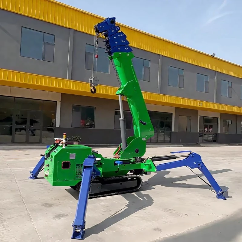 

Factory Price Self-Propelled Hydraulic Mobile Spider Cranes Aerial Work Platform 3 5 10 Ton Telescopic Crawler Spider Crane