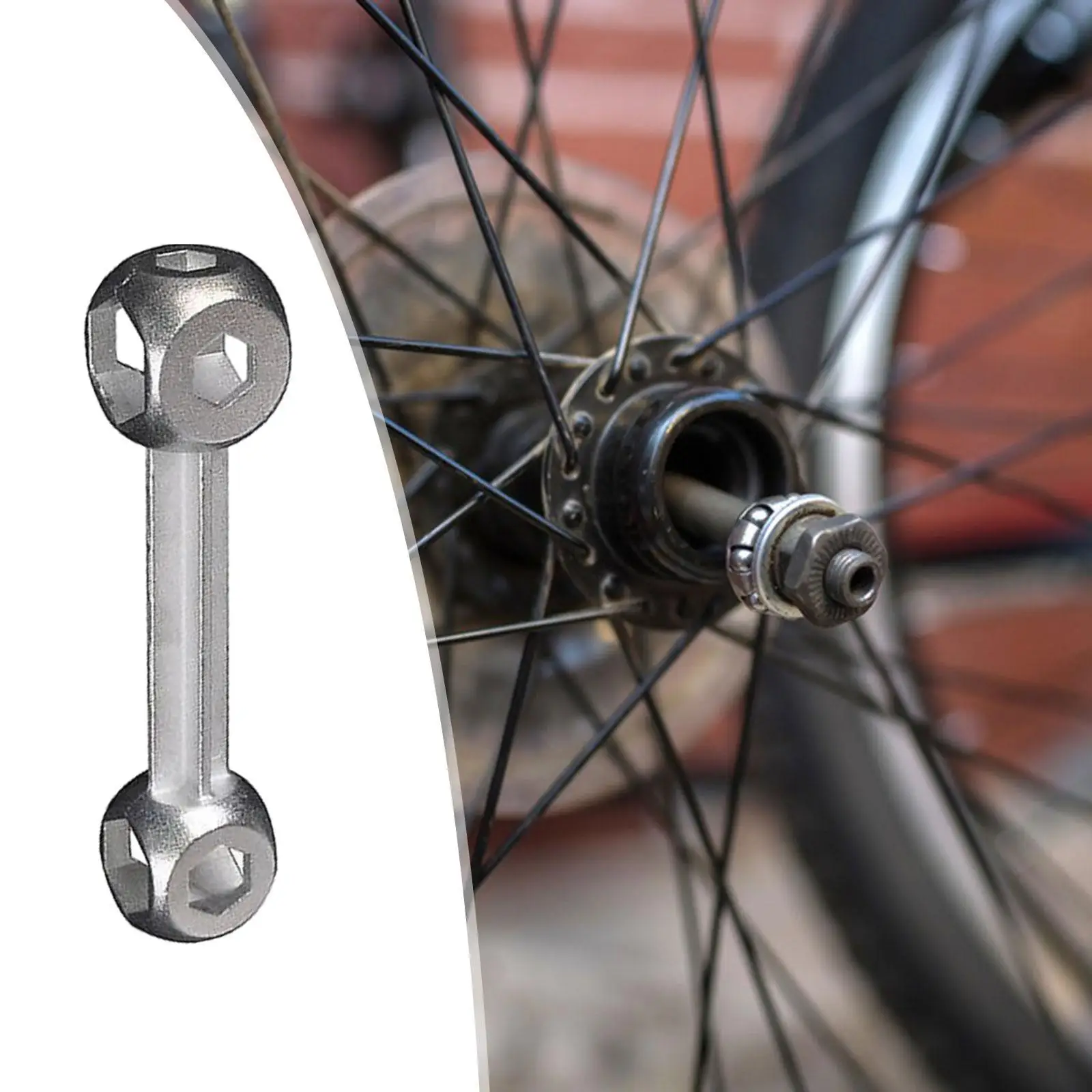 Bike Hexagon Holes Wrench Multi Tool Repair Tools Mountain Bike Sport Reinforced Metal Supplies Mini Pocket Bicycle Hex Keys