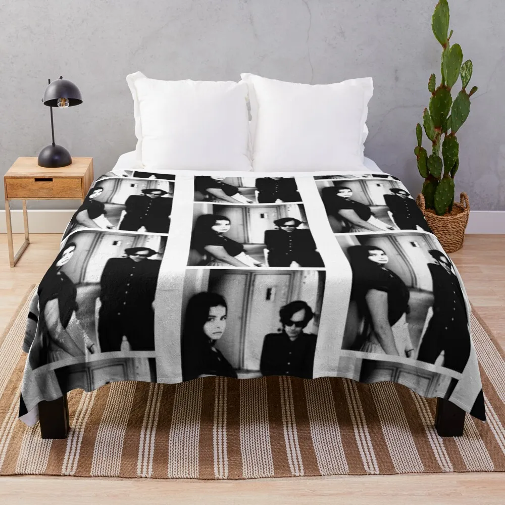 Mazzy Star Alternative Poster in Black and White Throw Blanket christmas decoration Soft Plaid furry Summer Blanket halloween