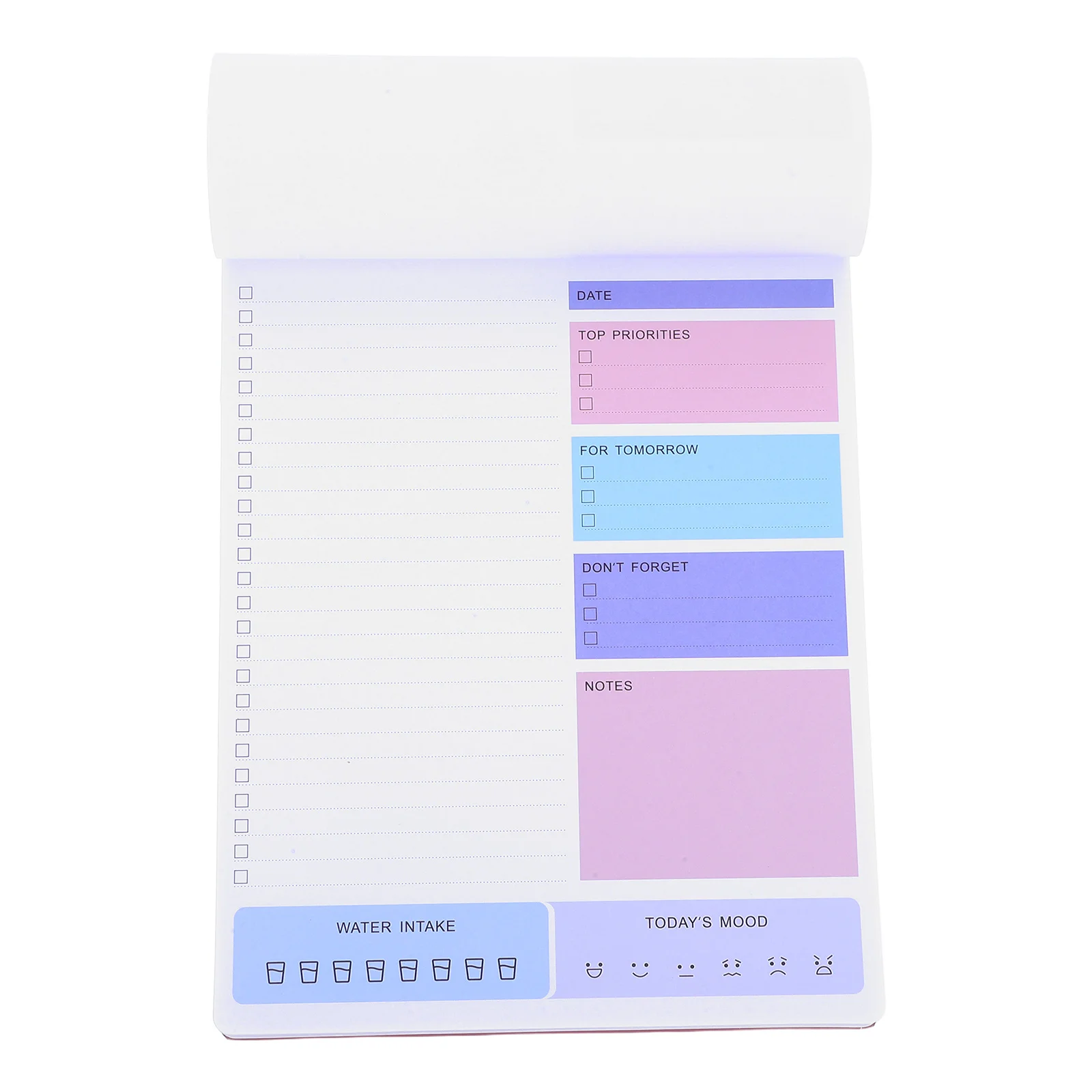 Notebook Daily Notepad for Desktop Schedule Cute Planning Tear off