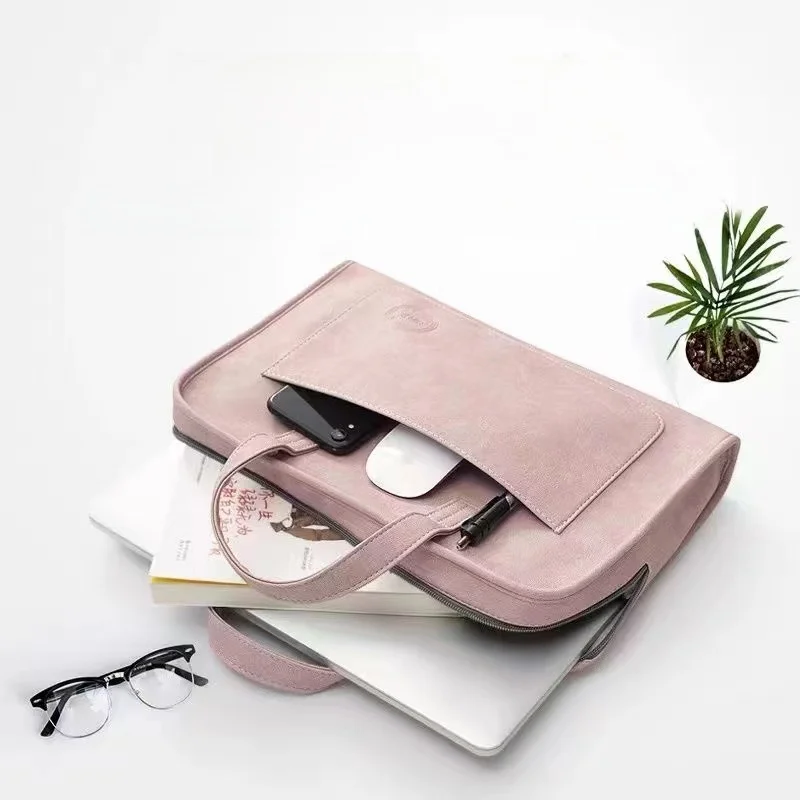 Large Capaci Cuter Bag Anti-Fall oproof Thiened Handheld Crossbody Suitable for  Laptop Simple Design