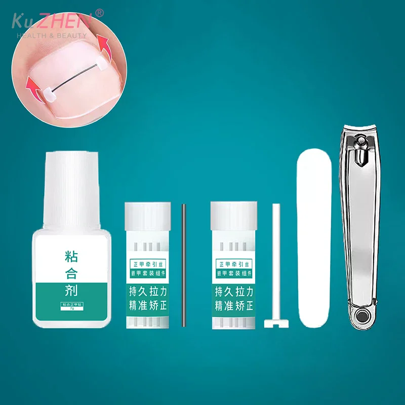 

Инструменты для коррекции вросшего ногтя, профессиональный набор для педикюра, восстановления и выпрямления вросшего ногтя, клипса-фиксатор