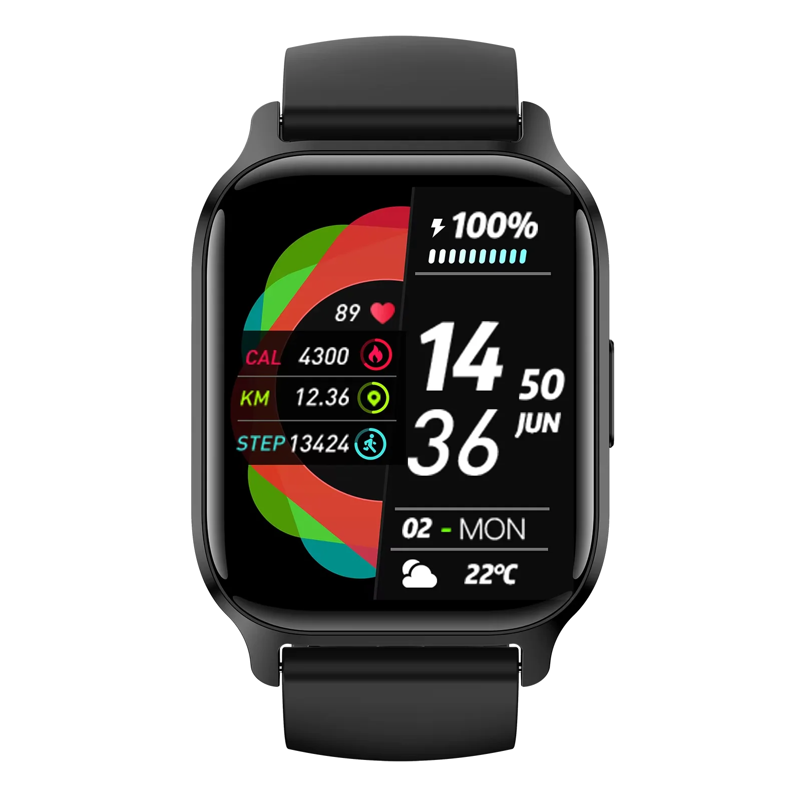 Neue 1,85 Zoll IP68 wasserdichte quadratische Bildschirm Multi Sport Smartwatch Großbild-Blutdruck messgerät Tracker Y3 Smartwatch