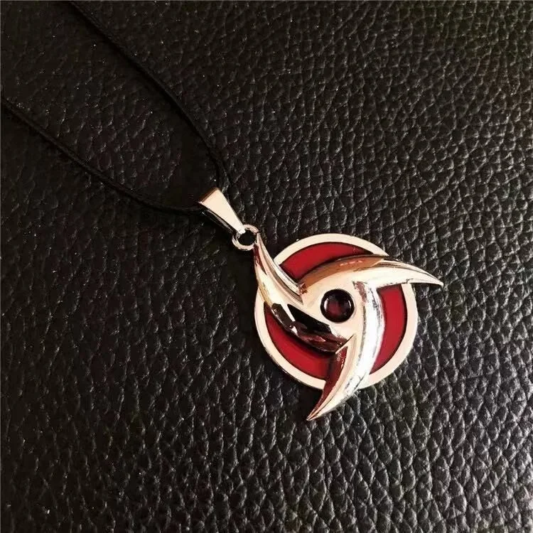 Naruto Anime Necklace Uchiha Itachi Kakashi Chain Cosplay Accessories Cartoon Decorate Jewelry Toys Children Christmas Gifts