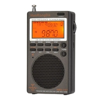 HRD 747 Portable Radio FM/MW/SW/SSB/LSB/AIR/CB/VHF/UHF/UBD/WX Full-Band Mini Radio Receiver Stereo Radio Receiver HanRongDa