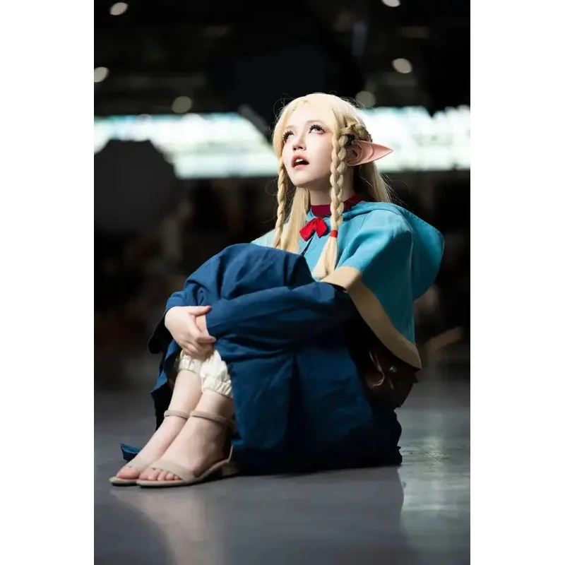 هولون لذيذ الزنزانات ميشي أنيمي مارسيل تأثيري حلي شعر مستعار شال عباءة سروال فستان روز صافي هالوين هدية الكريسماس