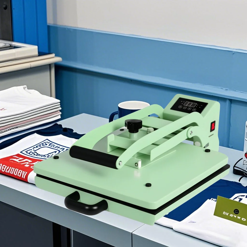 

15x15 Sublimation Transfer Heat Press Printing Machine Manual Flatbed Printer Great For Clothing