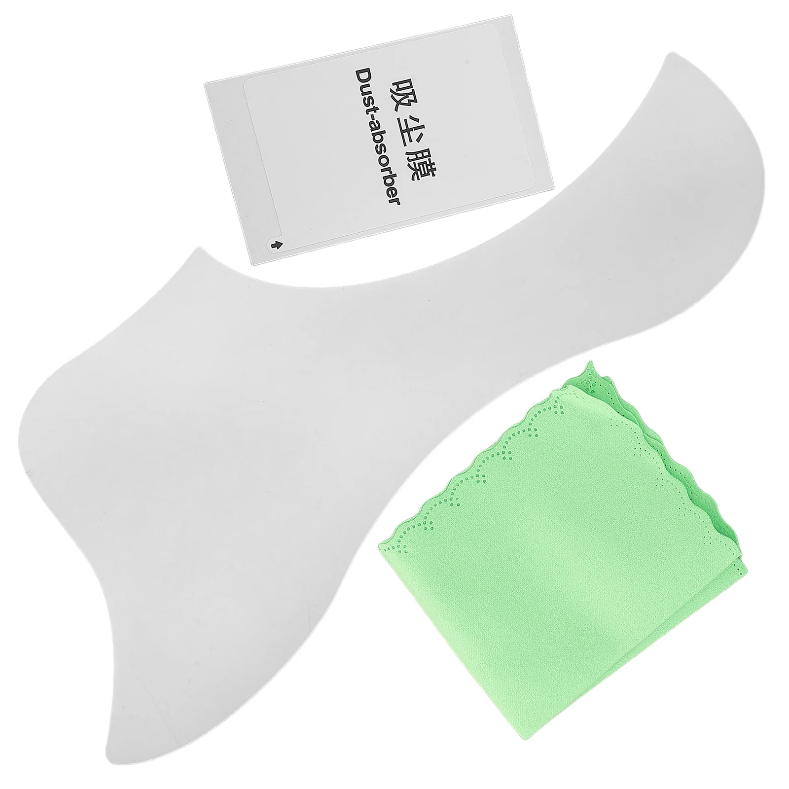 

Transparent Guitar Pickguard for 40 41 Inch Folk Acoustic Guitars Clear Scratch Protection Panel Easy to Apply Remove No Residue