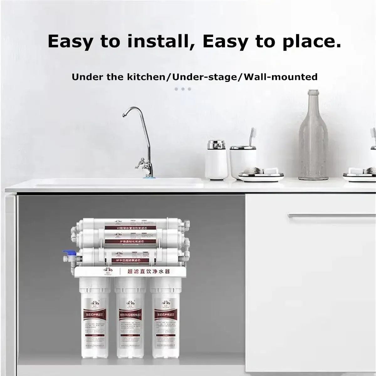 6- Water Filter Systeem Uf Home Purifier Kraan Huishoudelijke Ultras Filtratie Waterfilter Keuken Home Purifier Waterfilters