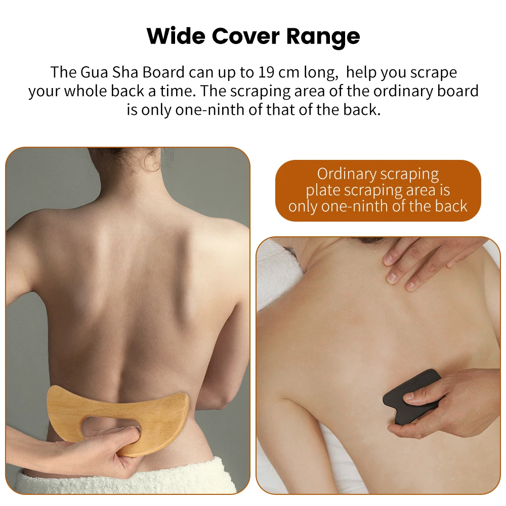 Wooden Gua Sha Tool Scraping Board Massage Tool Slimming Guasha Massage Board Gua Sha Scraper Body Massage Therapy Tool