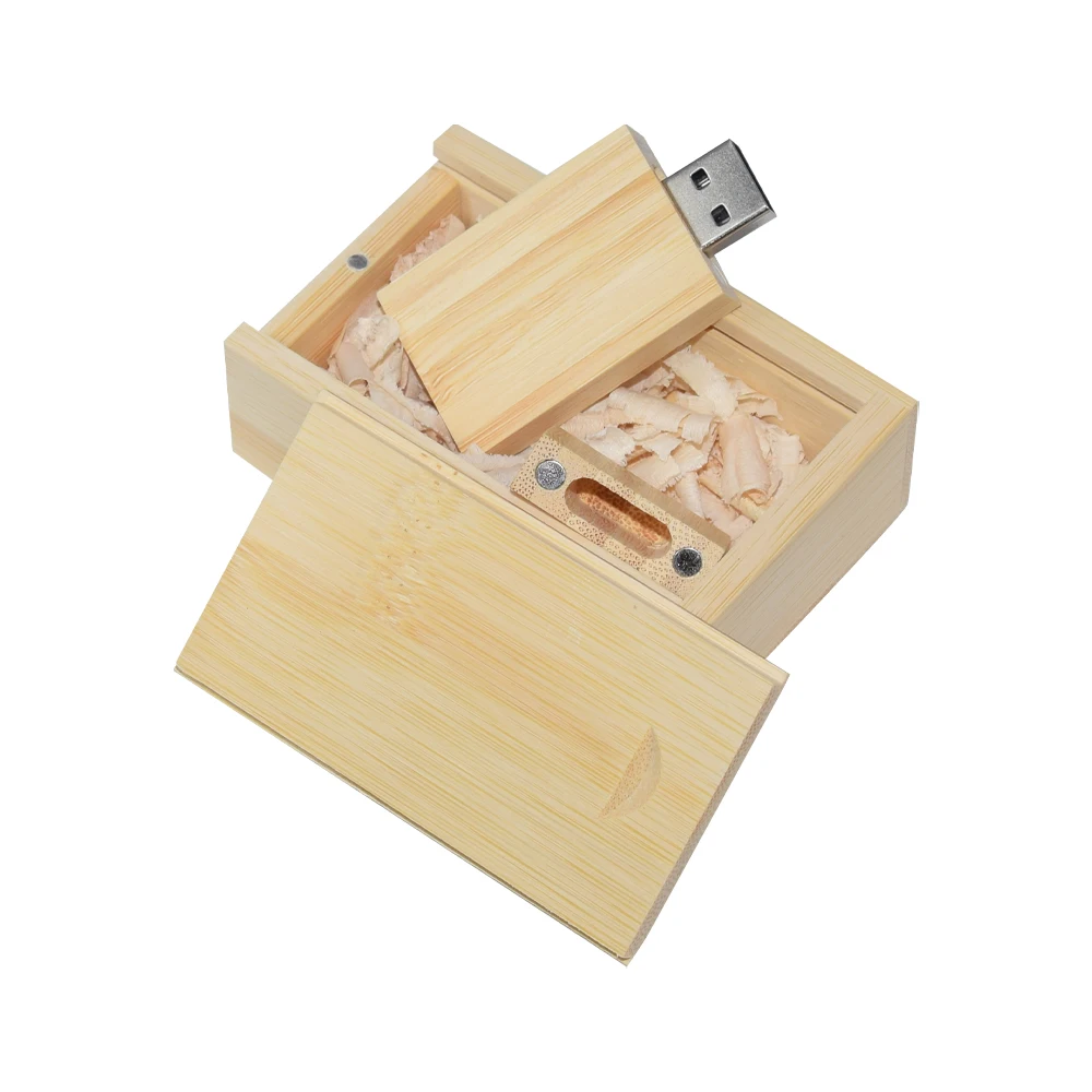 USB 2.0 Flash Drive 128GB Wooden Memory stick With Box 64GB 32GB High speed Pen drive 16GB 8GB 4GB Creative gift Usb stick