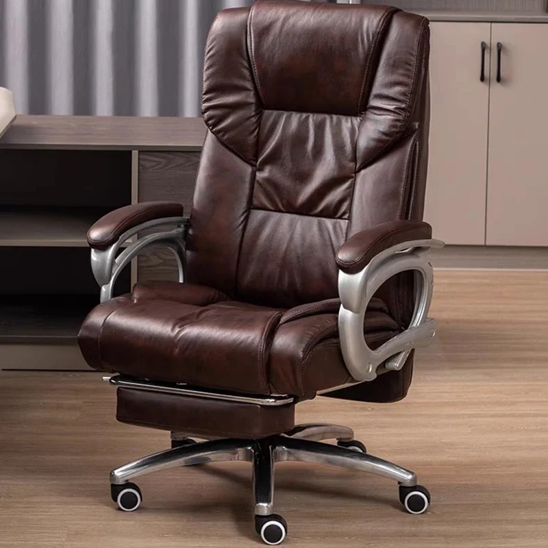 

Seat Massage Office Chair Swivel Swivel Designer Relax Desk Boss Armchairs Ergonomic Nordic Cadeira Presidente Office Furniture