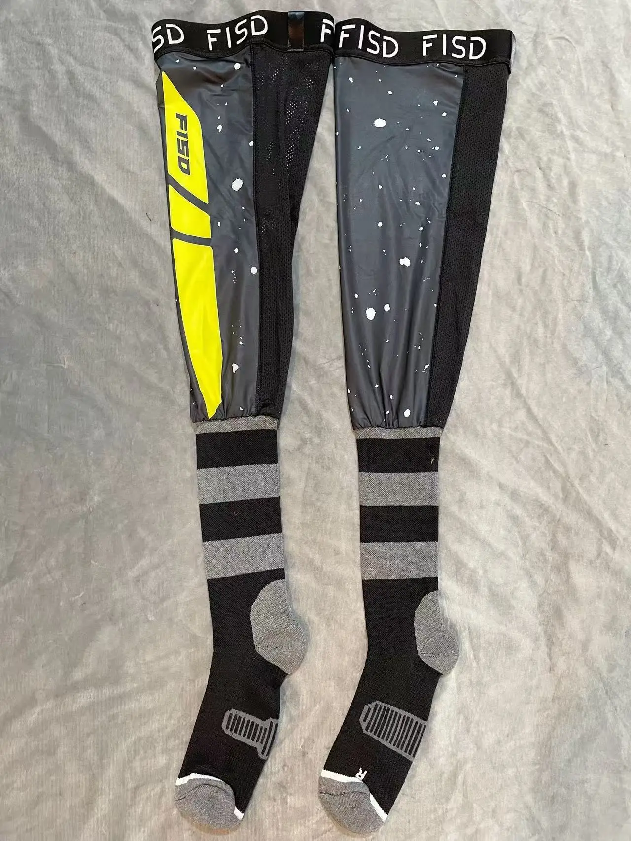 FISD Kompressions-Knieschutz für Motorräder, Enduro-Socken, Rennsocken, MX, MTB, ATV-Schutz, Rutschfester Sport-Knieschutz, E – Detail 19