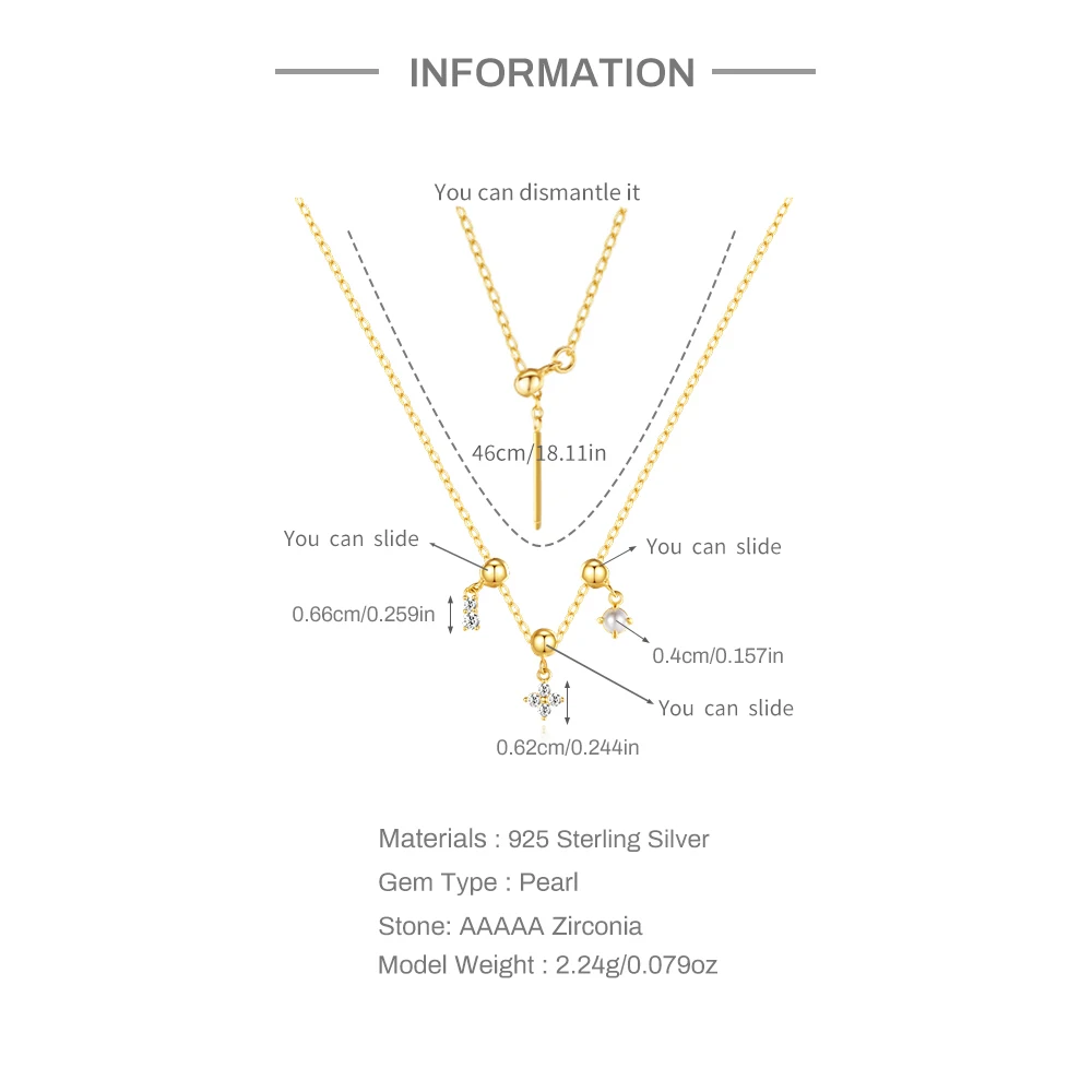 روكسي 925 لتقوم بها بنفسك تصميم تتحرك السحر الاسترليني قلادة فضية الوجه سلسلة قلادة مشبك قفل النساء مجوهرات الخطوبة هدايا #5