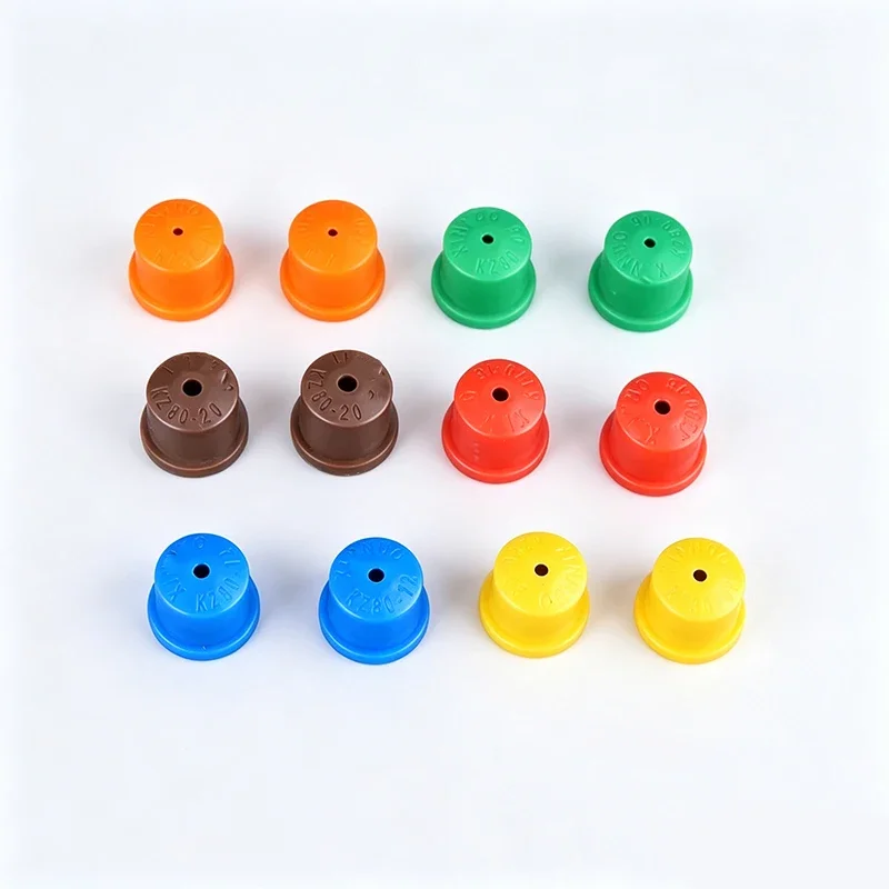 10 pcs Hollow Cone Spray Nozzle 80° Spray Angle High Pressure Windproof Round Atomizing Nozzle for Farm Sprayer
