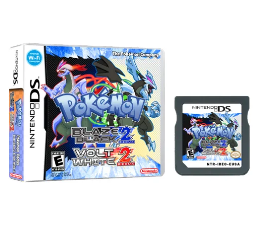 

NDS Game Card Pokemon Blaze Black 2 Ultimate Edition & Volt White 2 Ultimate Edition RPG Boxed English