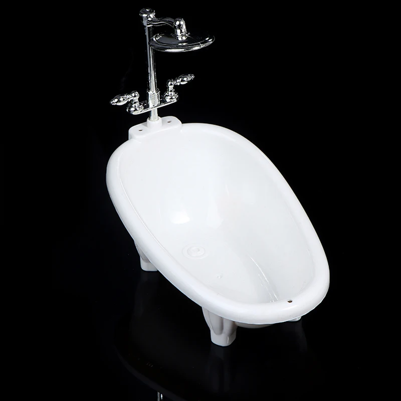 Puppenhaus Miniatur Möbel Mini Badewanne Badewanne Modell Spielzeug Simulation Badezimmer Zubehör Kinder Pretend Puppe Haus Dekor Spielzeug