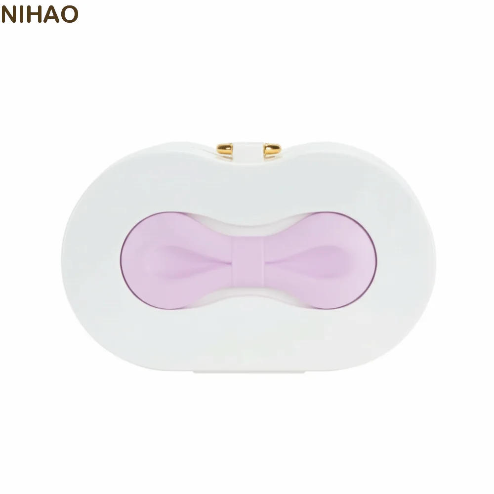 

Compartment Jewelry Stand Holder with Lid Display Tray Desktop Storage Box Dust-proof with Mirror Earring Ring Box Necklace