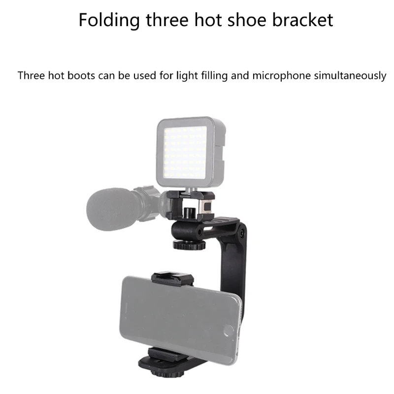 Video Stabilizer for Clear and Shots with Professional Handle Folding